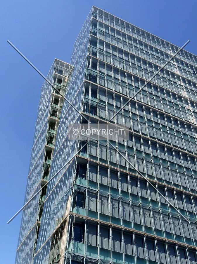 Looking up from the south
