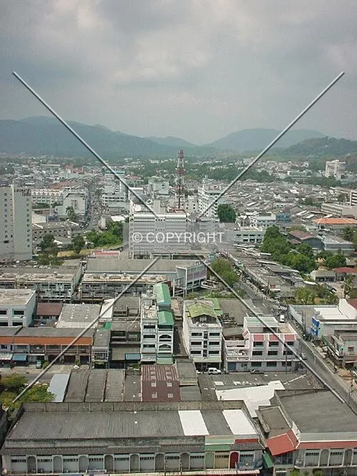 View over Phuket Town