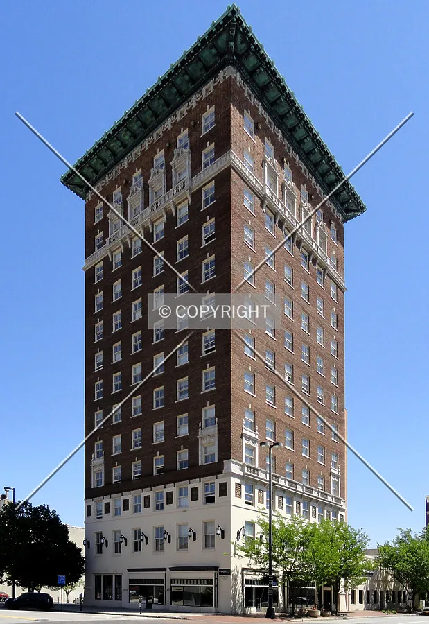 From across Howard Street to the northwest