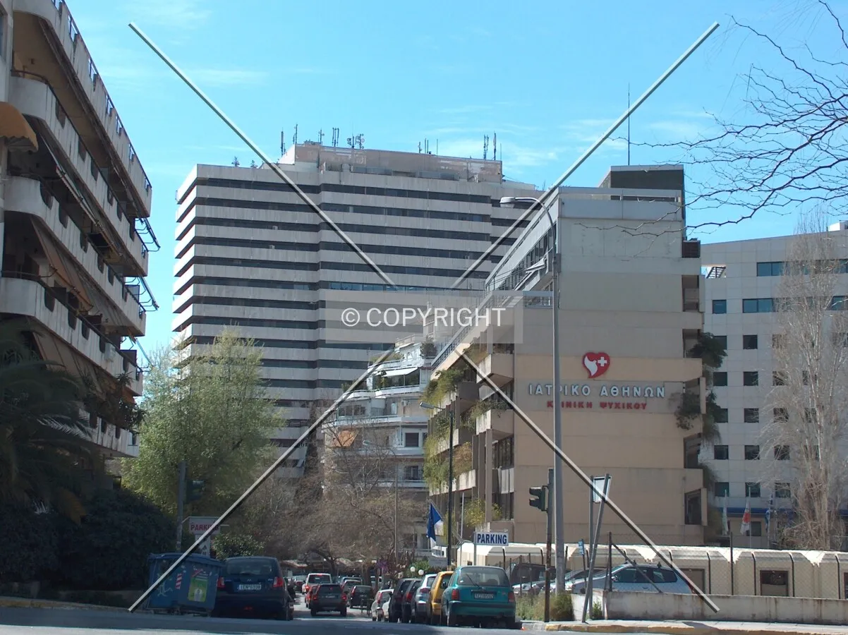 View from across Katehaki Street