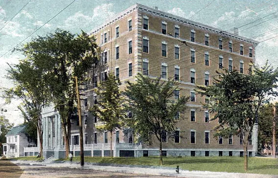 View from the northeast