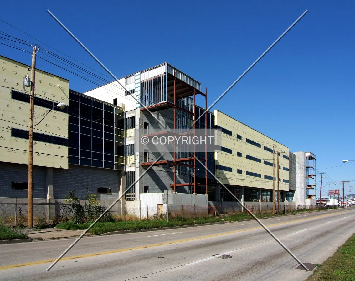 View from the southeast on Cameron Street