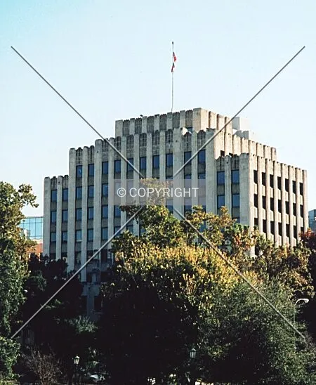 View to the southeast from the State Capitol grounds