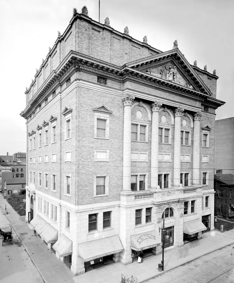 View from the east