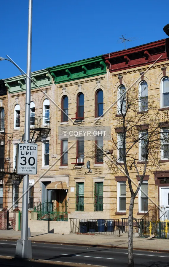 View along Eastern Parkway