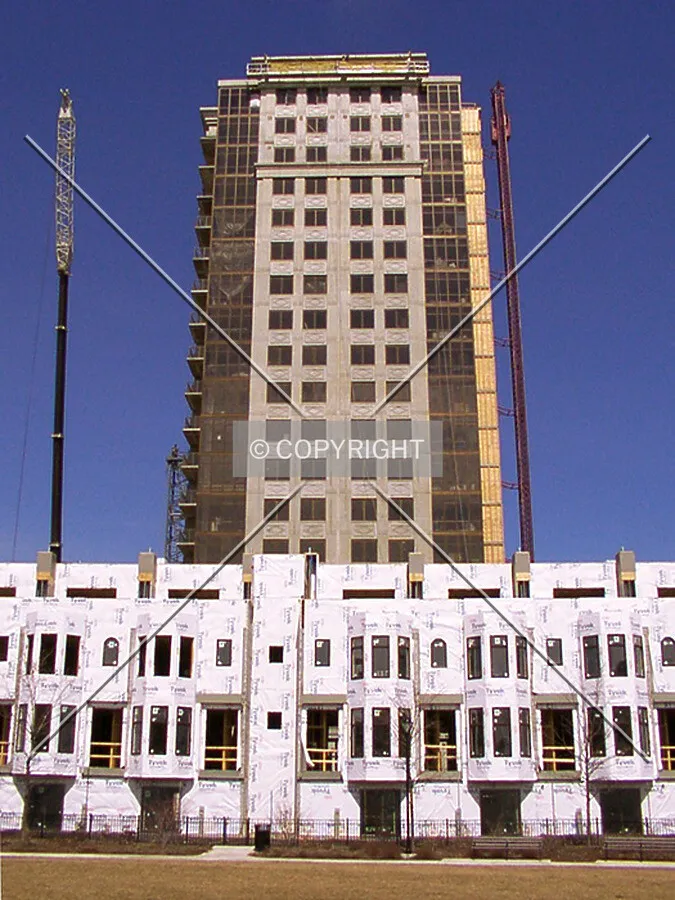 South façade from Webster Park