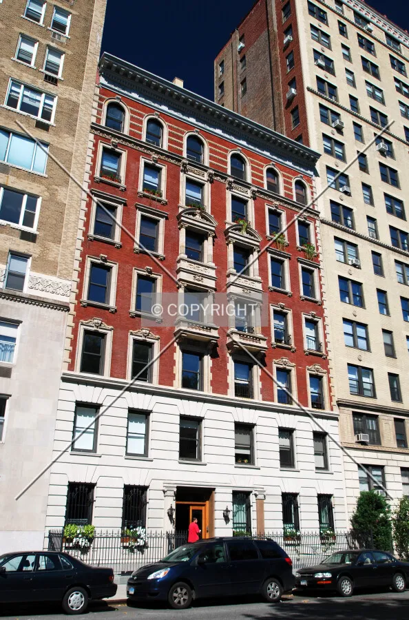 Viewed from Central Park west