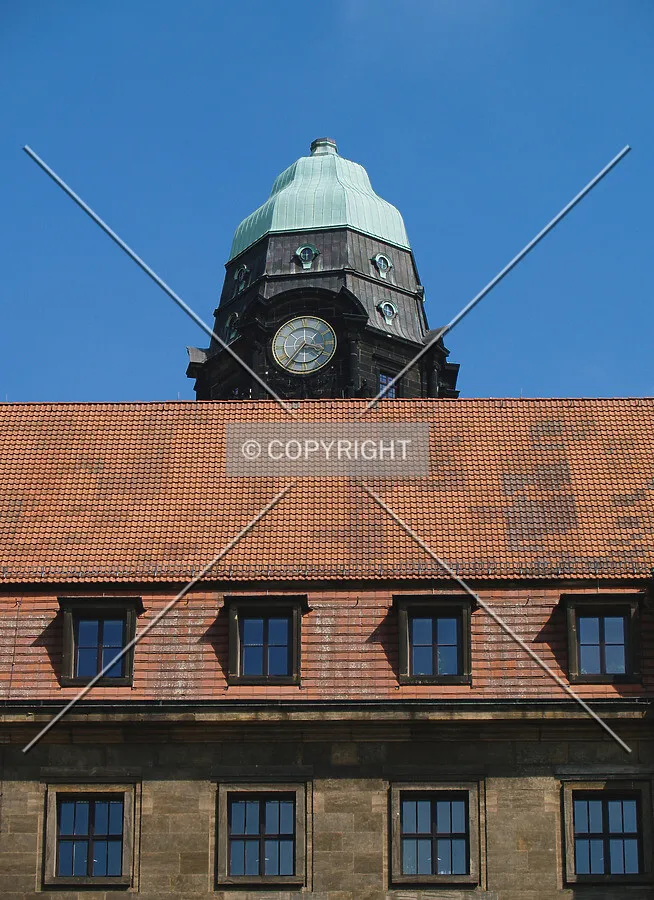 Top of the tower as seen from the western side