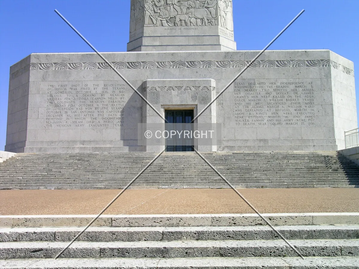 Base of the monument