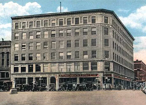 Vintage view from the northeast