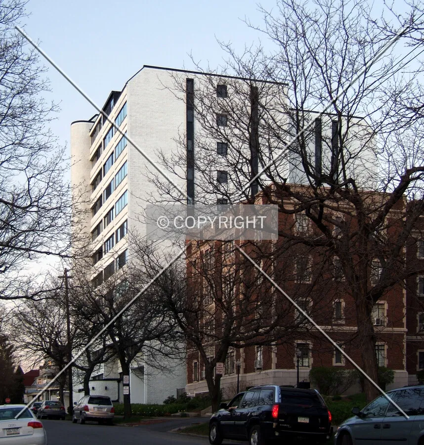 View from the southwest on Clay Avenue