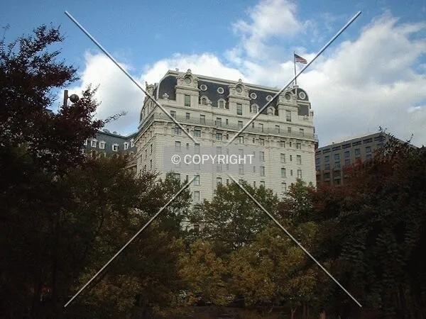 View to the northeast across Pershing Park