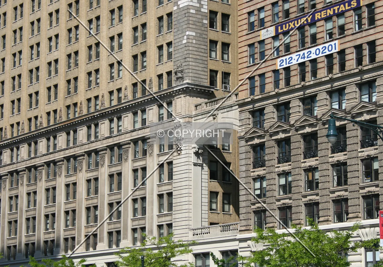 Two buildings connected