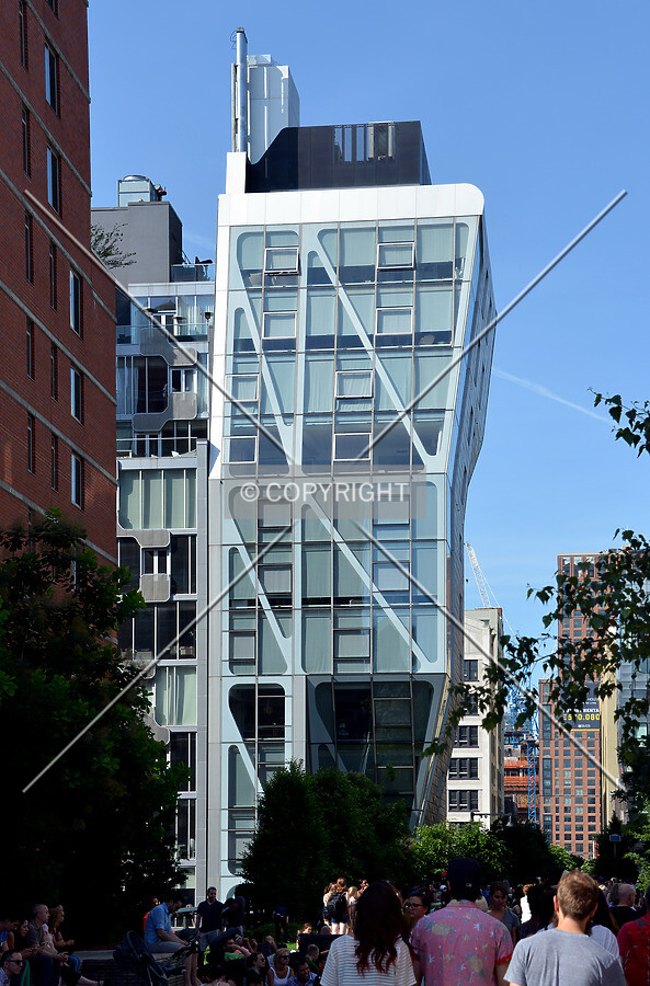 View from the southwest on the High Line
