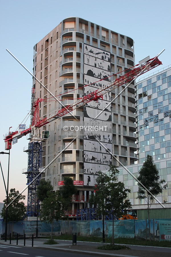 Corner view from the northwest.