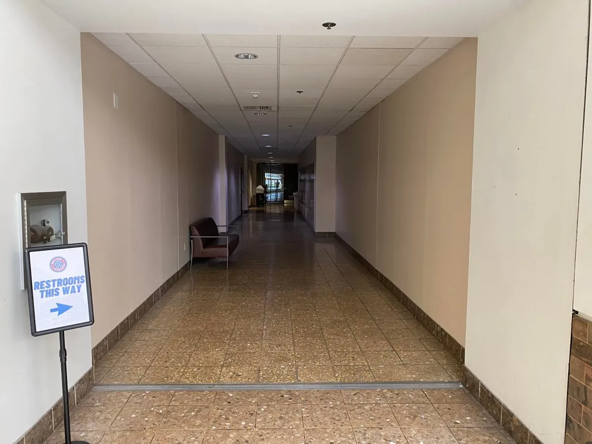 Interior view; April 8, 2023