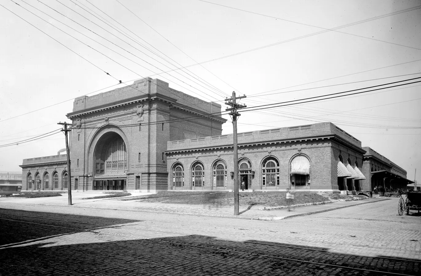 Vintage view from the southwest