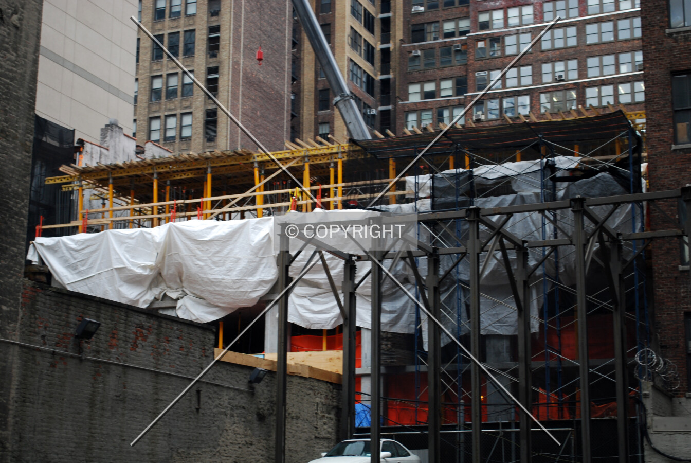 Viewed from West 40th Street