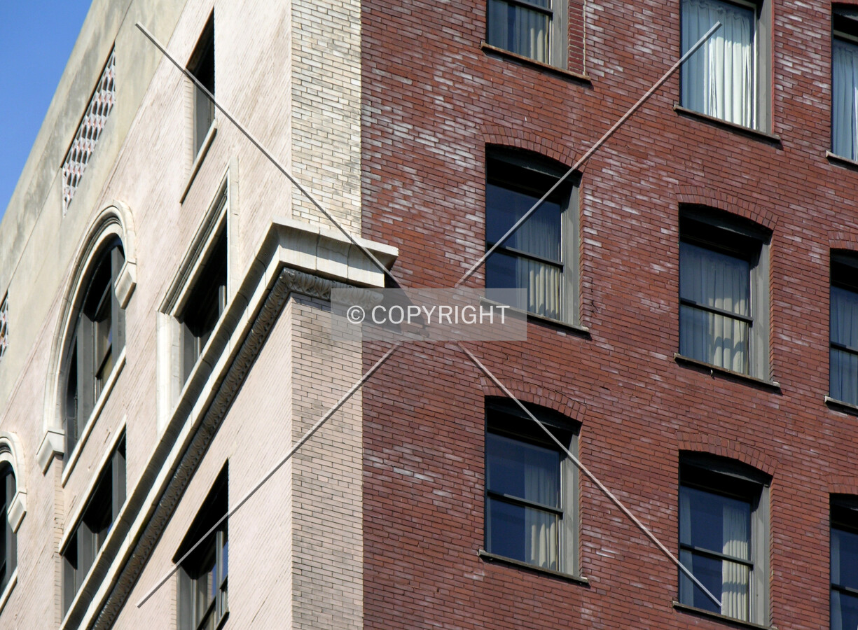 Upper southwest corner detail