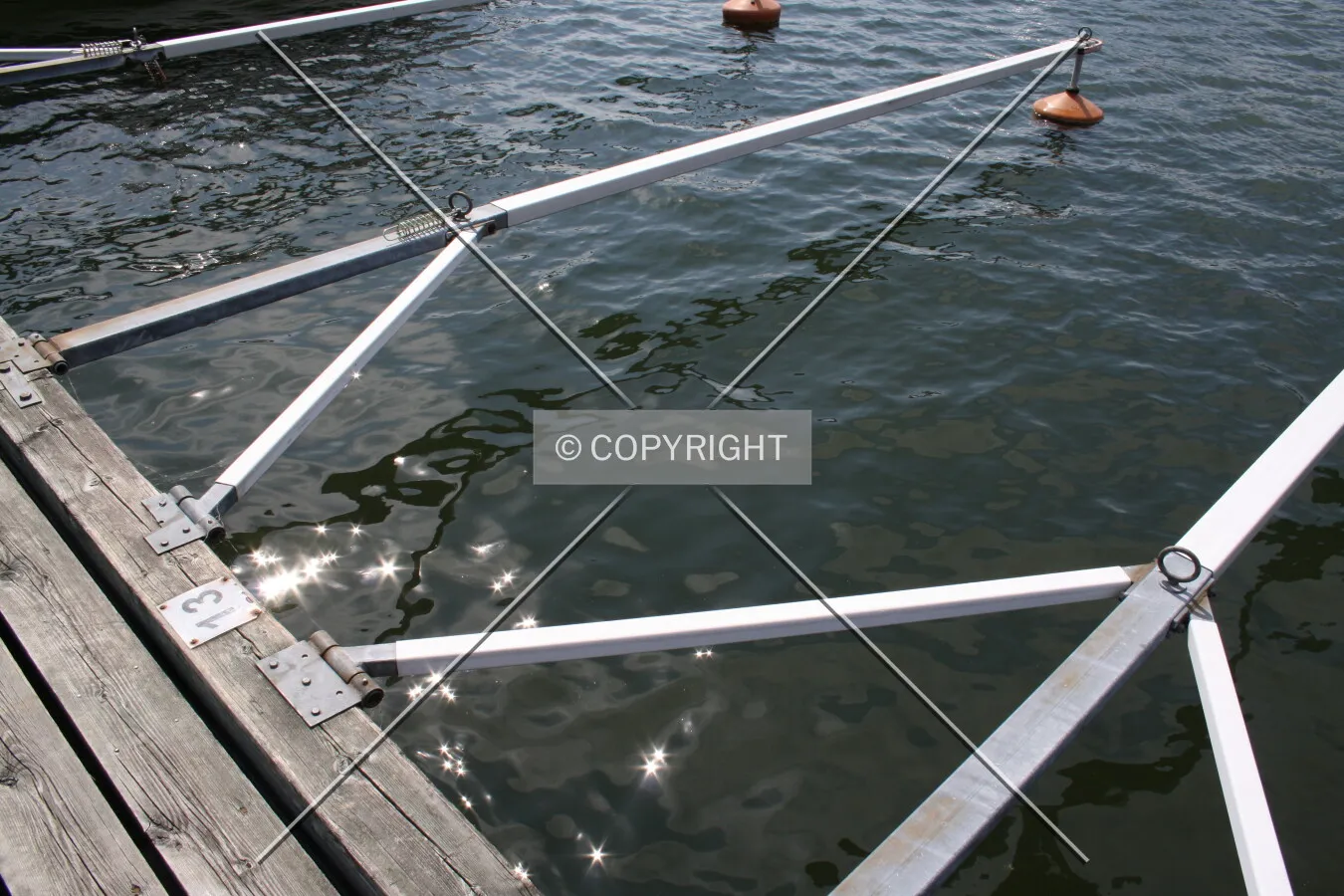 Boat dock on a pier