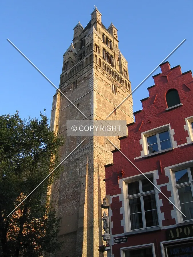 Looking up at the tower
