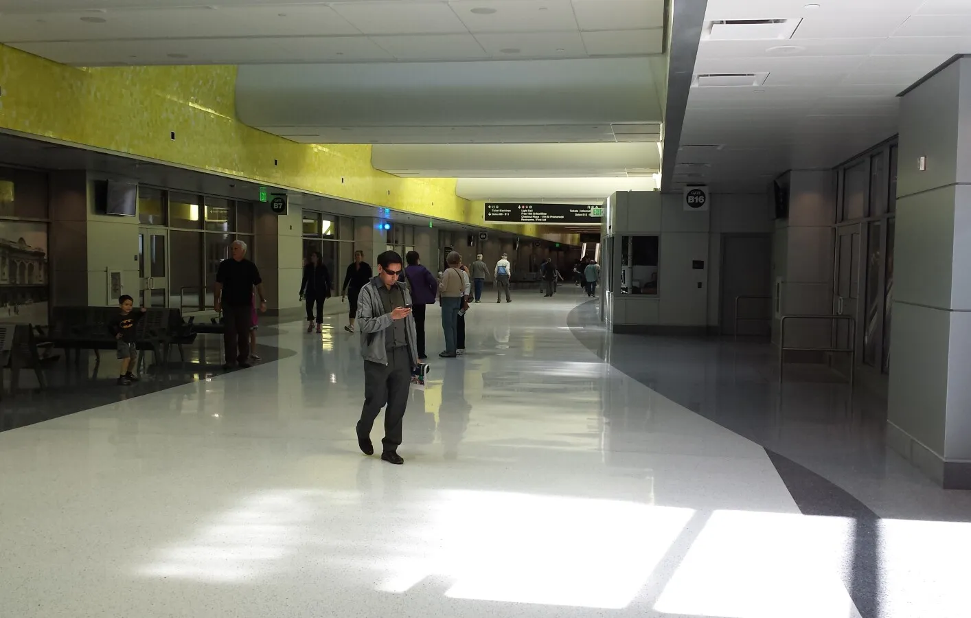View of the concourse