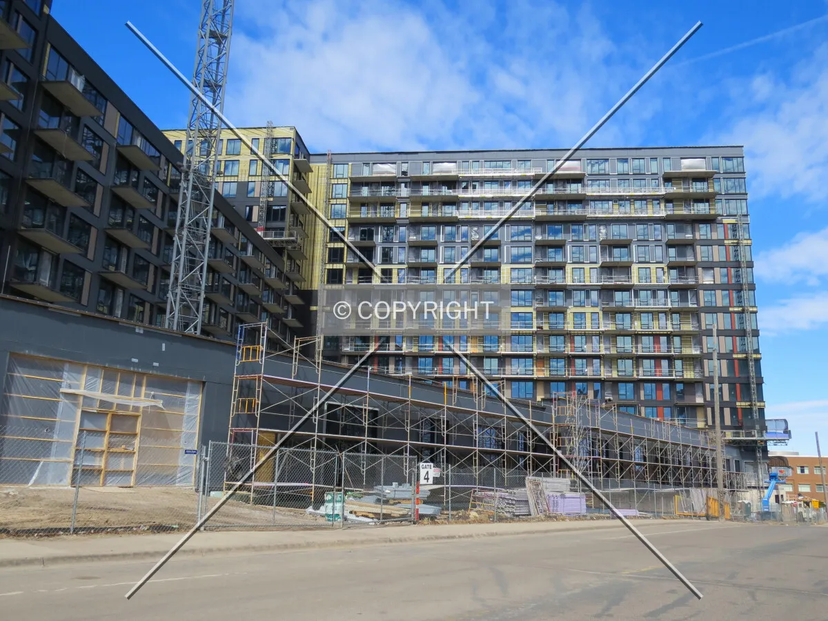 View to the north from 13th Avenue South