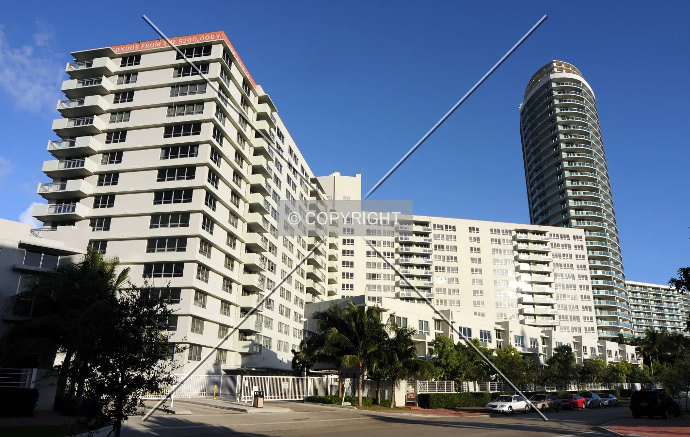 View from the southeast