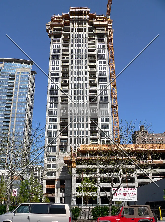 View to the east from Wabash Avenue