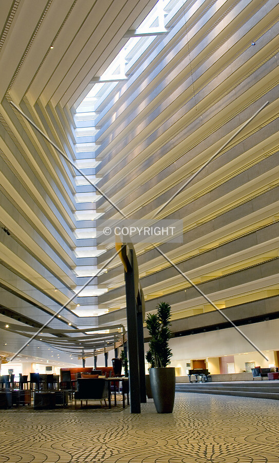 Eastern end of atrium