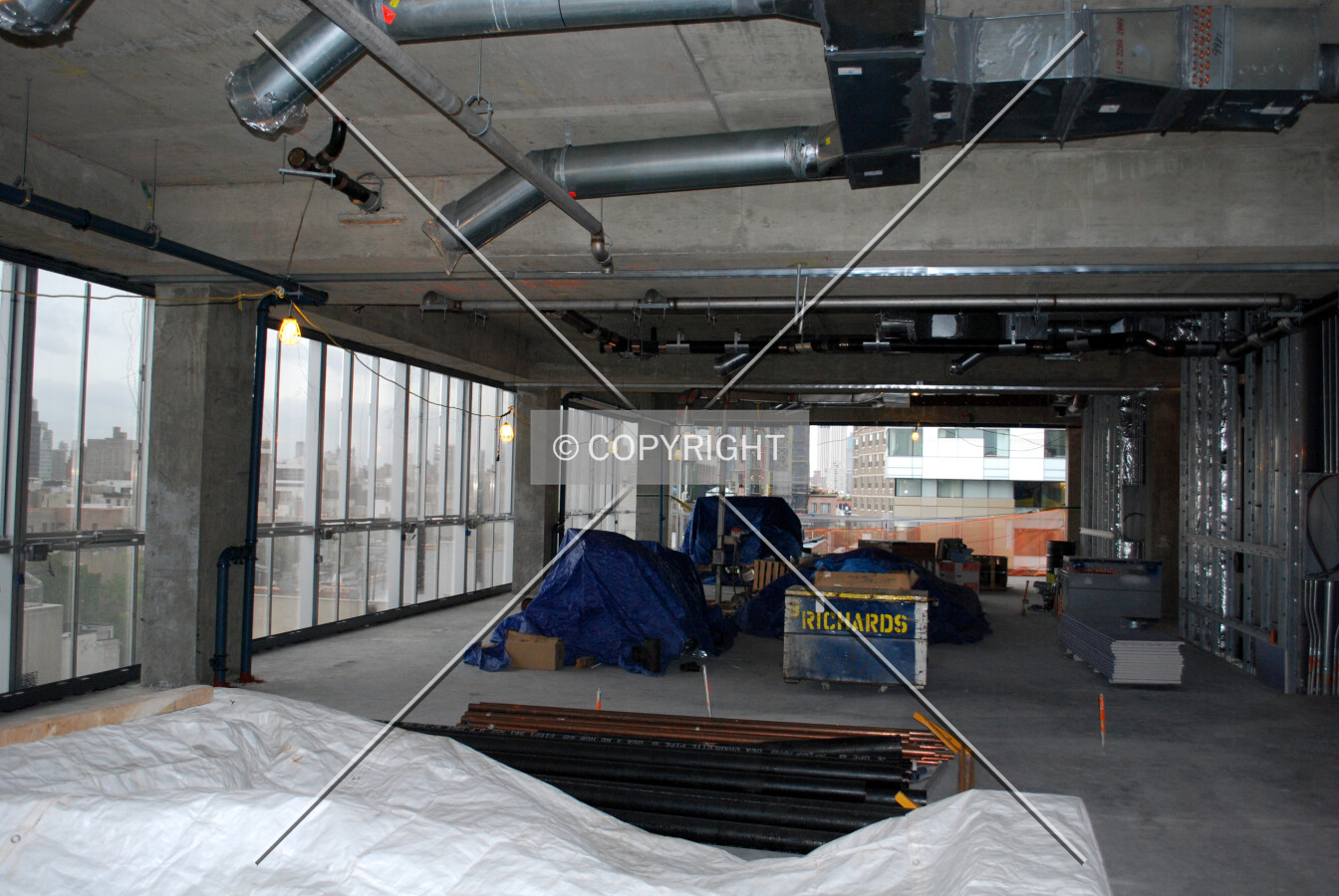 Inside the one of the floors