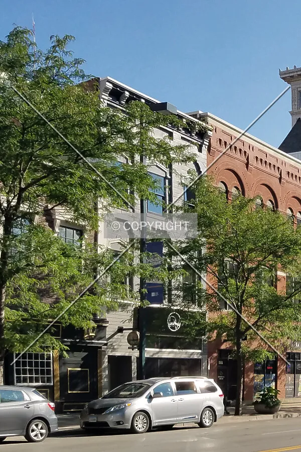 View from the northwest; August 12, 2017