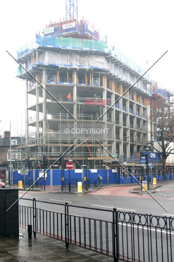 View northwest from Westminster Bridge Road