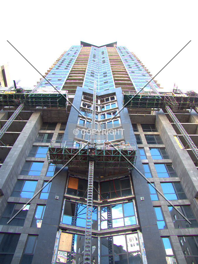 Looking up from Avenue Union