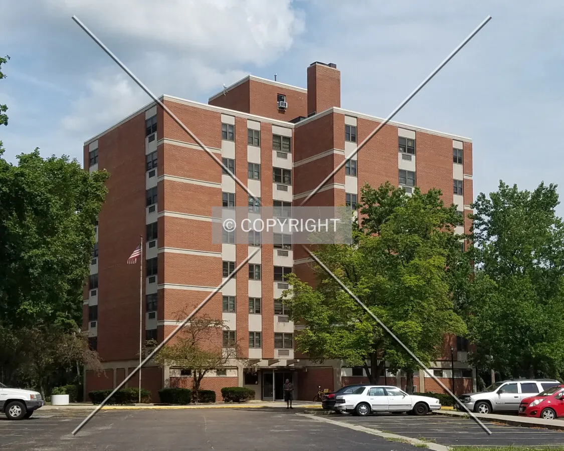 View from the west; August 5, 2017