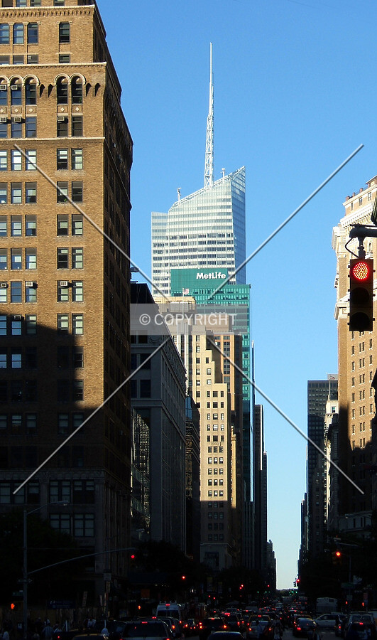 View from the southwest along 6th Avenue