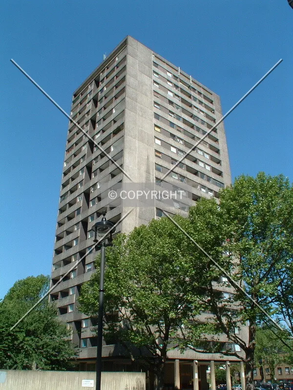 Looking up from the Southwest