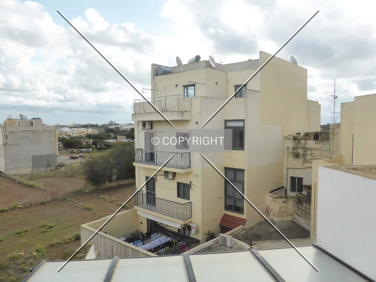 Typical maltesian architecture in Il-Gudja, Malta - where average people live