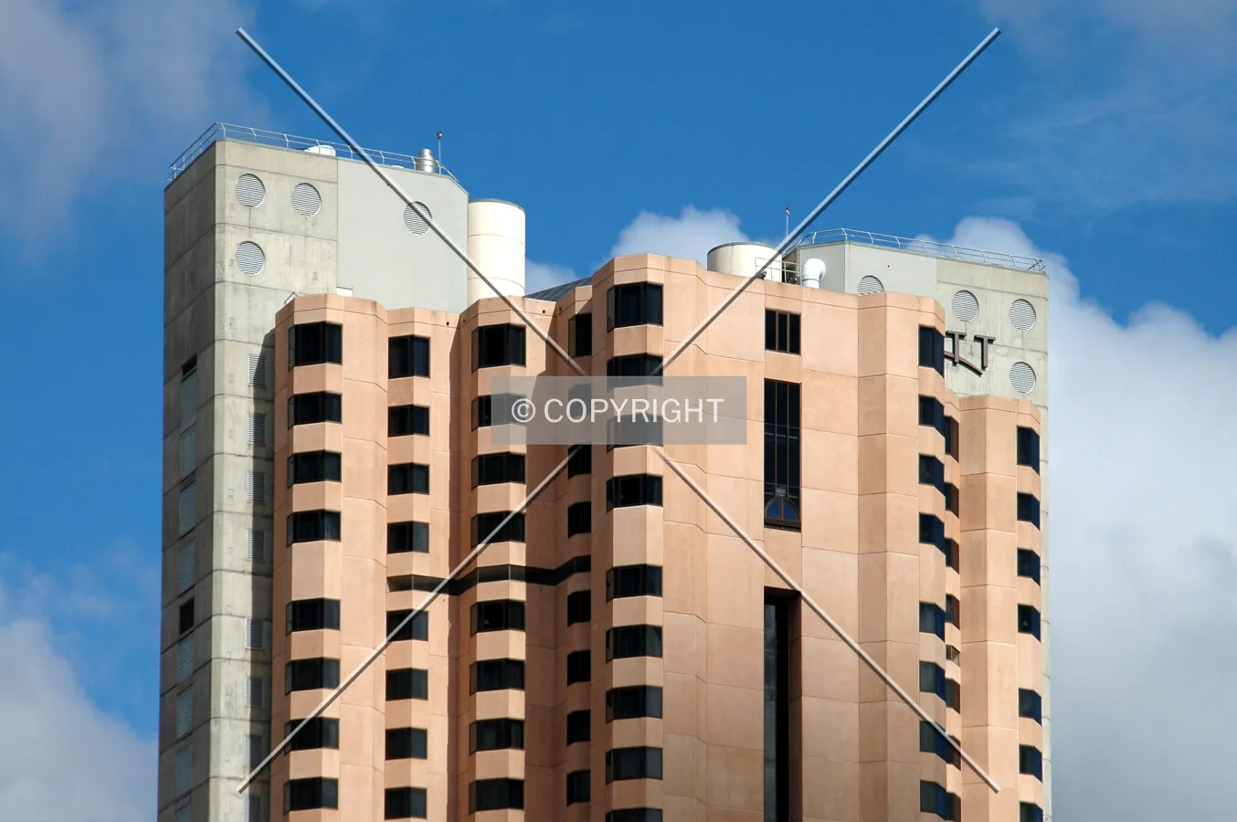 Top of the building