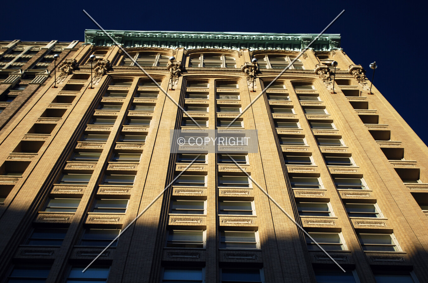 Looking up from East 26th Street