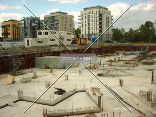 View over the site