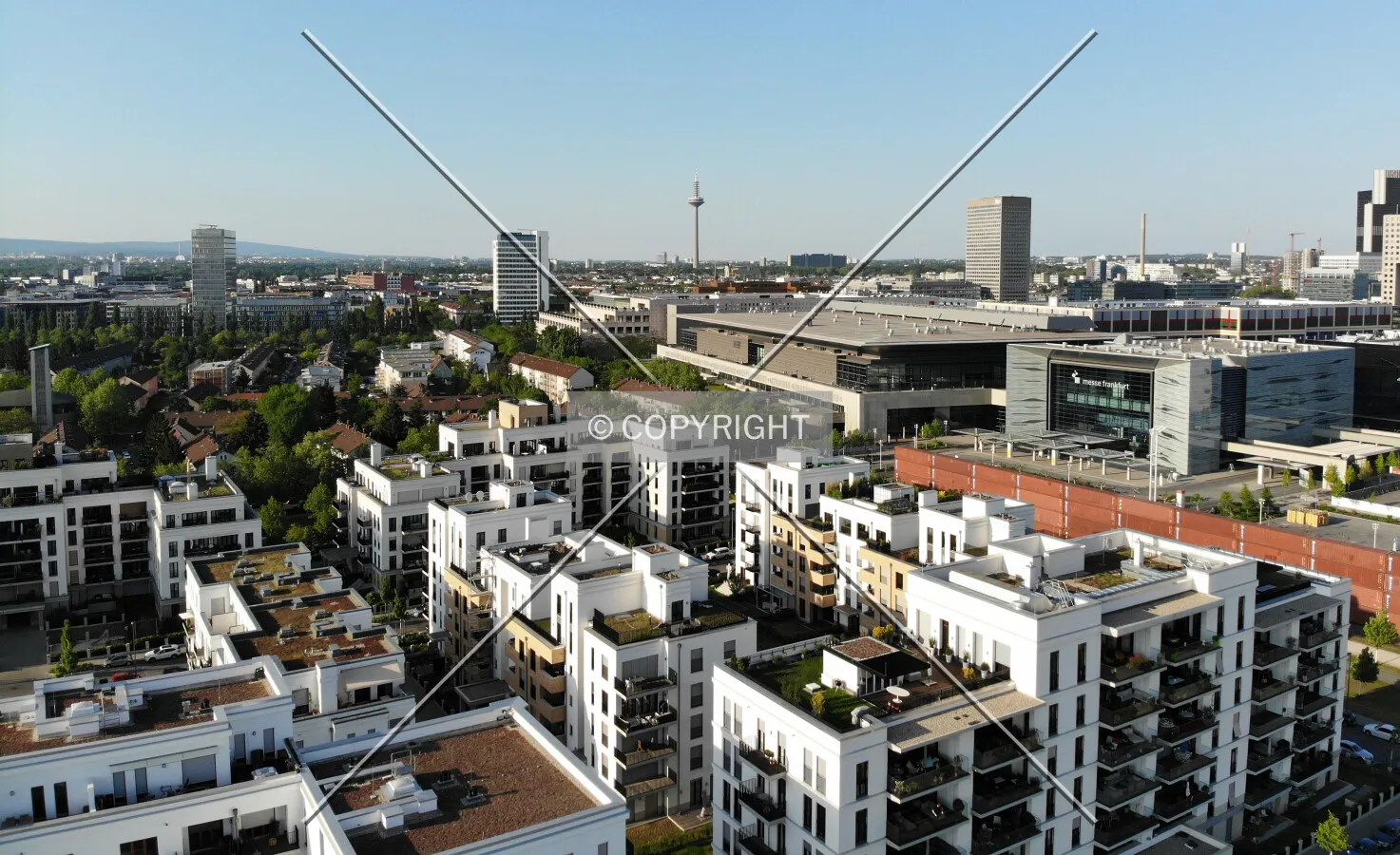 Recently constructed buildings at Europaviertel