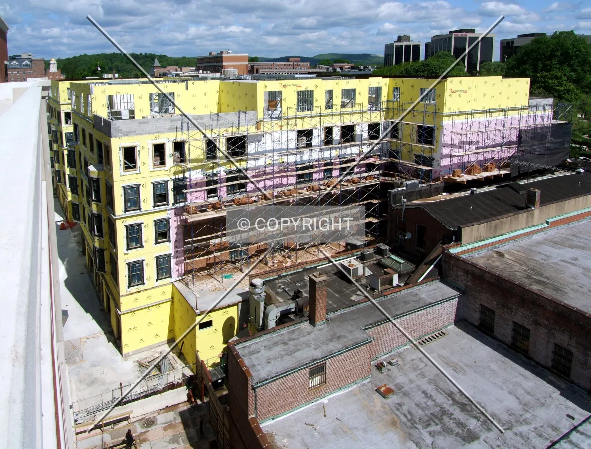 View from the southeast