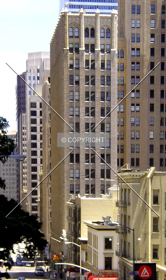 Looking east from Pine Street