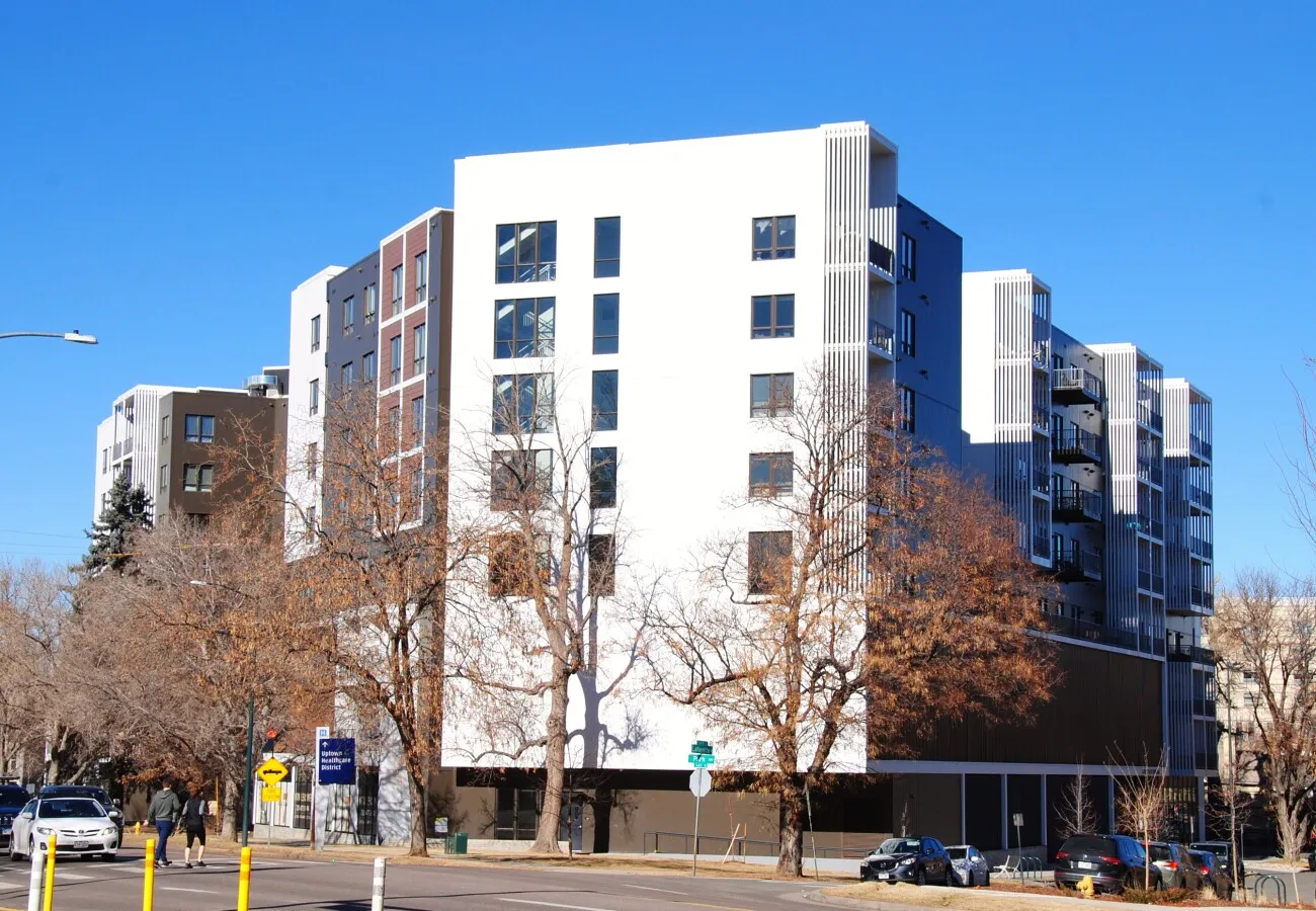 View from the southeast