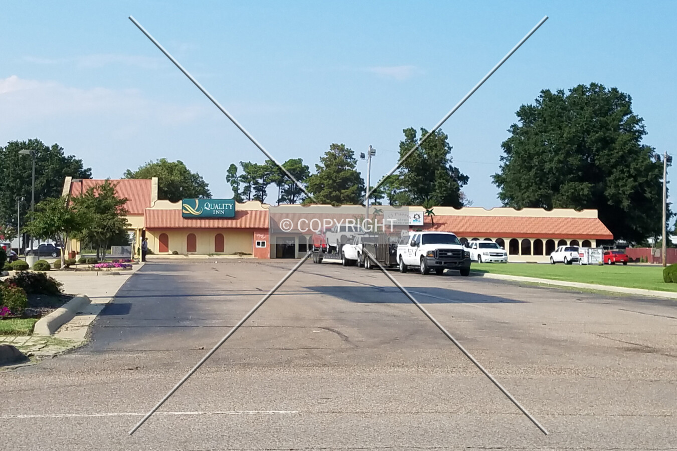 View from the south; August 31, 2016