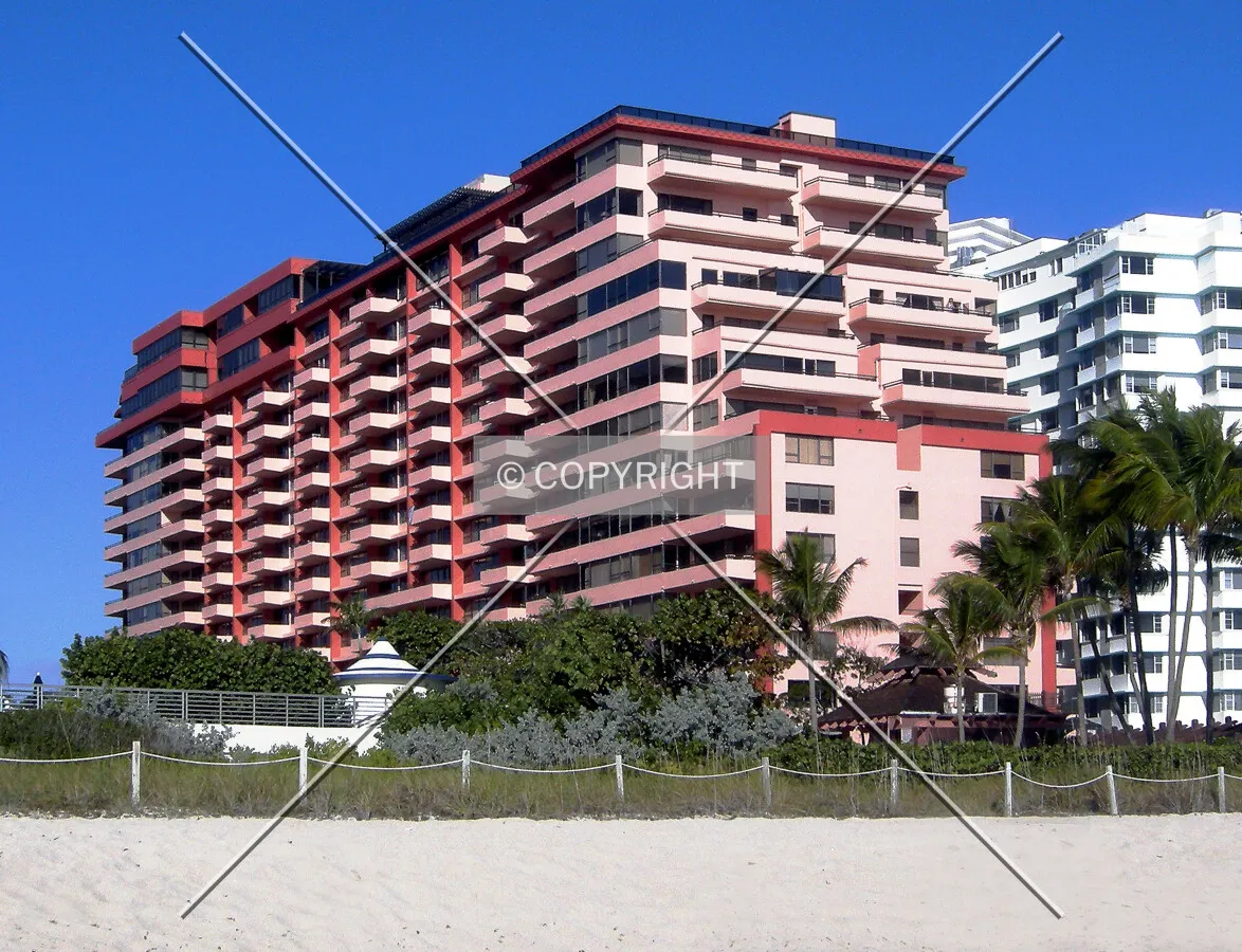 View from the southeast along the beach