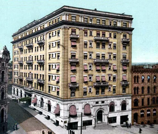 View from the southwest at Lodge and State streets