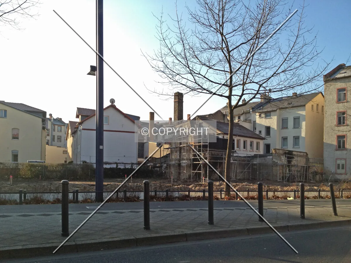 An empty lot with no building on it
