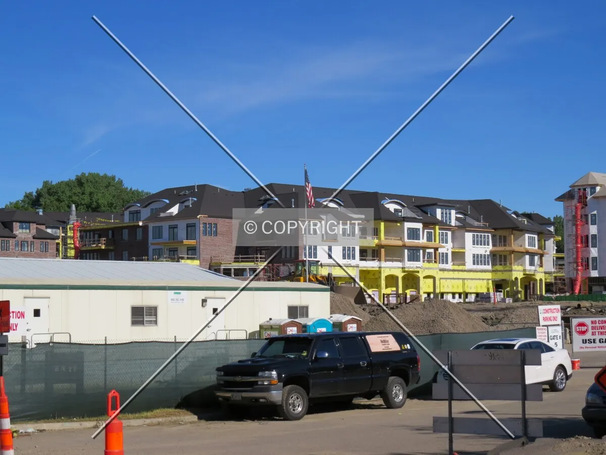 View to the northwest from Lake Street